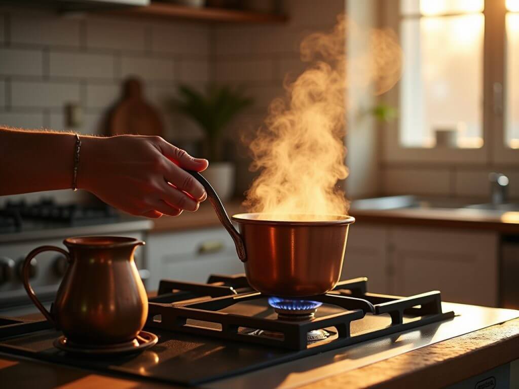 How to Make Turkish Coffee with Step-by-Step Instructions Using an Ibrik