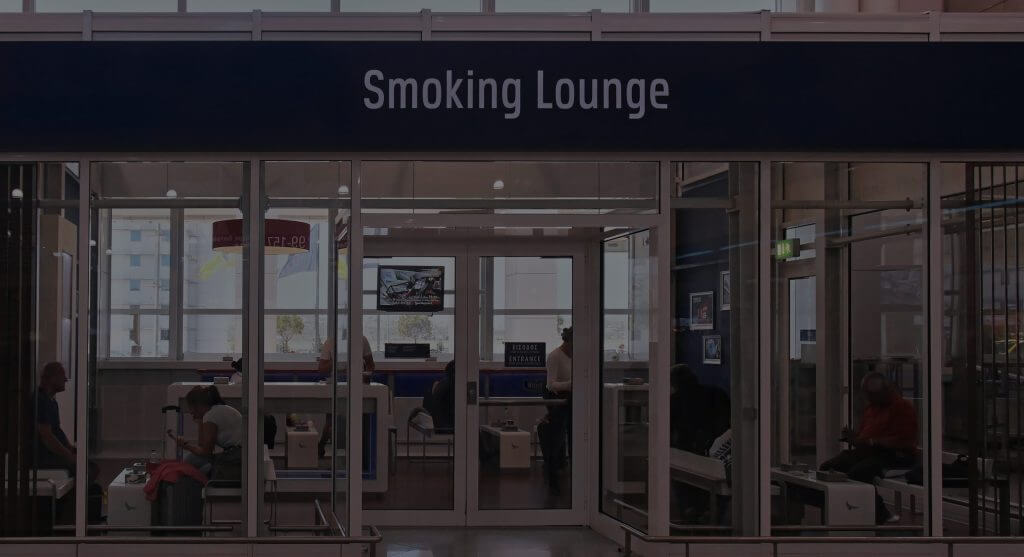 Istanbul International Airport smoking area